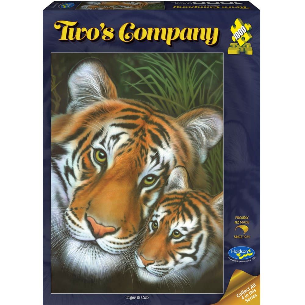 Puzzle - Holdson - Two's Company - 1000pc Puzzle - Tiger & Cub