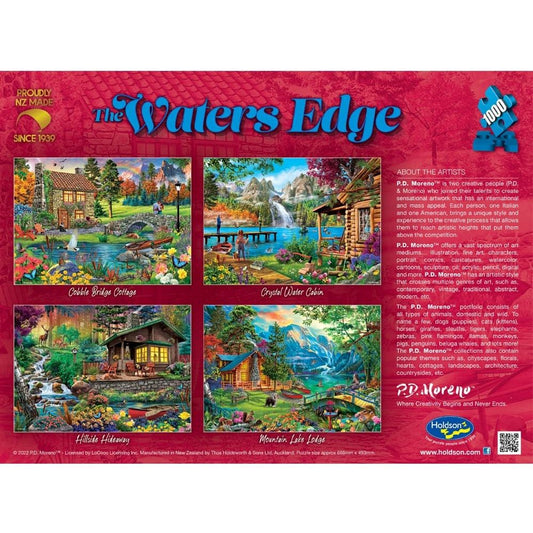 Puzzle - Holdson - The Waters Edge - 1000pc Puzzle - SET OF FOUR (Master)