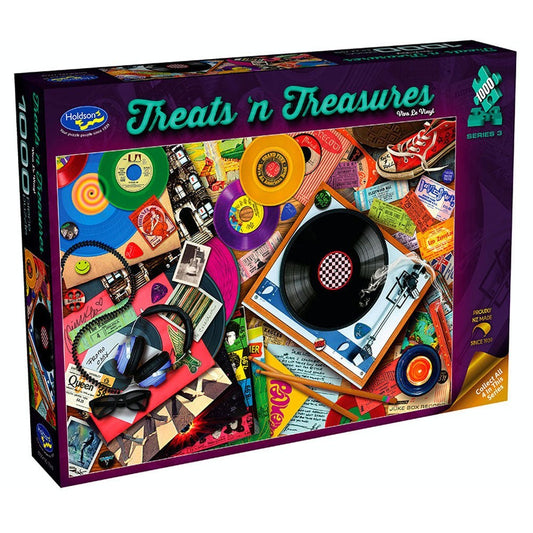 Puzzle - Holdson - TNTS3 - 1000pc Puzzle - Viva La Vinyl