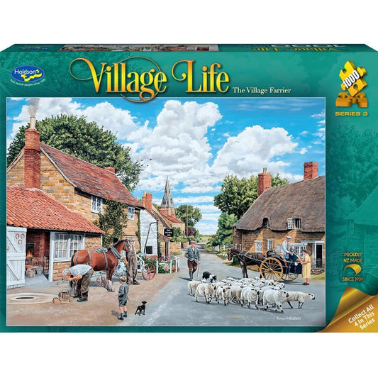 Puzzle - Holdson - Village Life S3 - 1000pc Puzzle - The Village Farrier