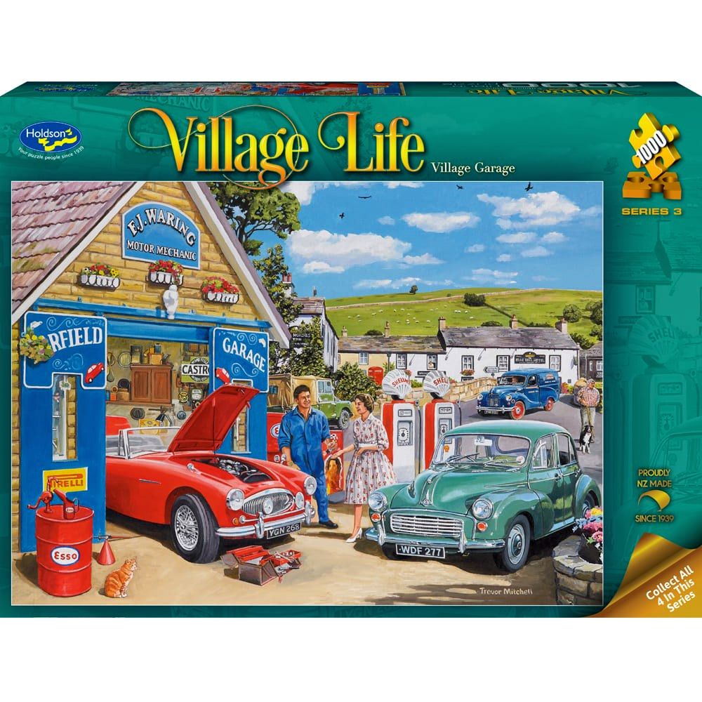 Puzzle - Holdson - Village Life S3 - 1000pc Puzzle - The Village Station