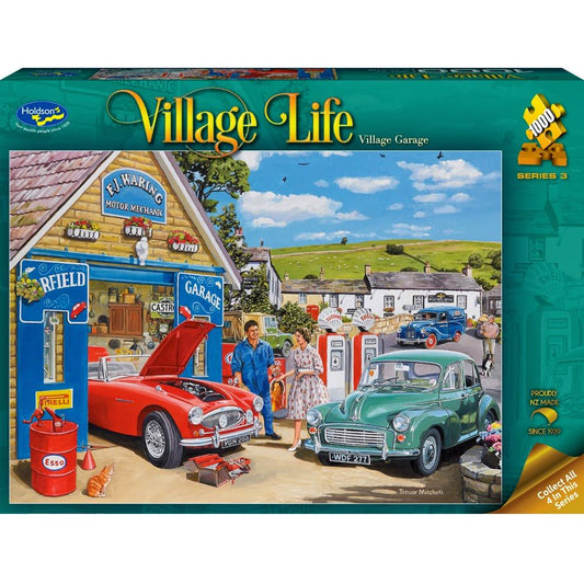 Puzzle - Holdson - Village Life S3 - 1000pc Puzzle - The Village Station