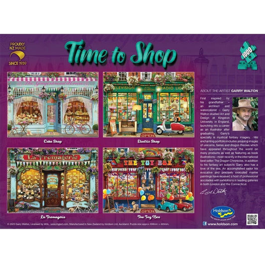 Puzzle - Holdson - Time To Shop - 1000pc Jigsaw Puzzle - SET OF FOUR