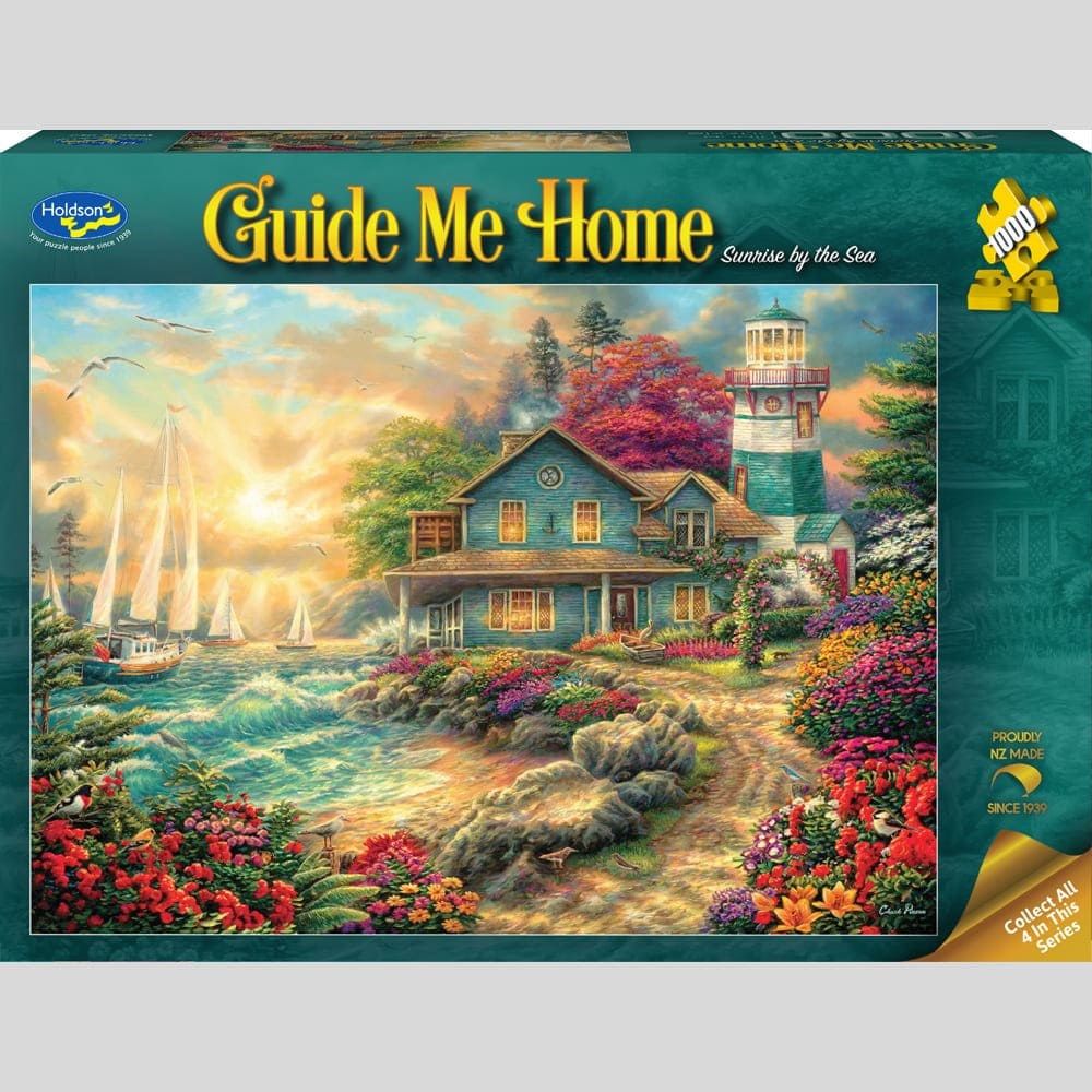 Puzzle - Holdson - Guide Me Home - 1000pc Puzzle - Sunrise By The Sea