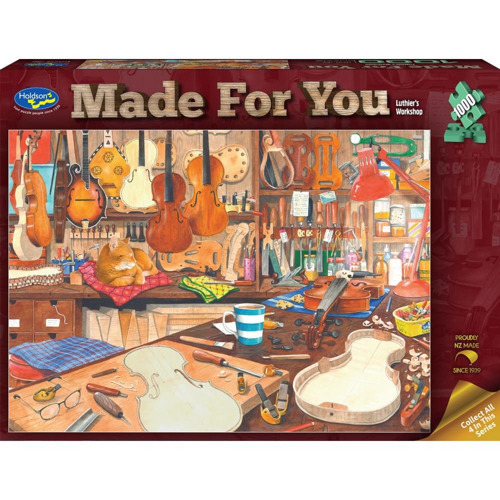 Puzzle - Holdson - Made For You - 1000pc Puzzle - Luthiers Workshop