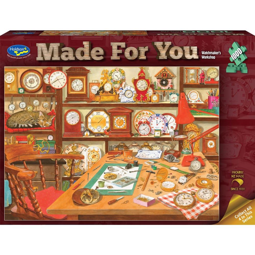Puzzle - Holdson - Made For You - 1000pc Puzzle - Watchmakers Workshop