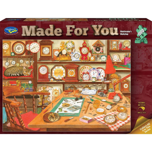 Puzzle - Holdson - Made For You - 1000pc Puzzle - Watchmakers Workshop