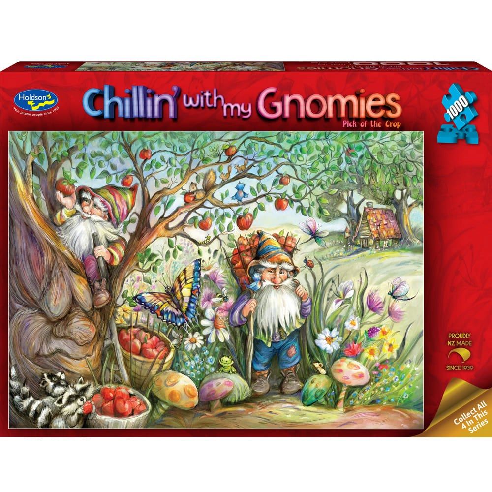 Puzzle - Holdson - Chillin' With My Gnomies - 1000pc Puzzle - Pick of The Crop