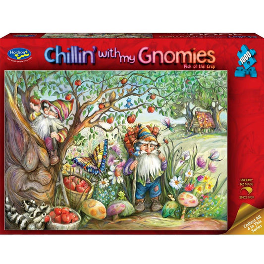 Puzzle - Holdson - Chillin' With My Gnomies - 1000pc Puzzle - Pick of The Crop