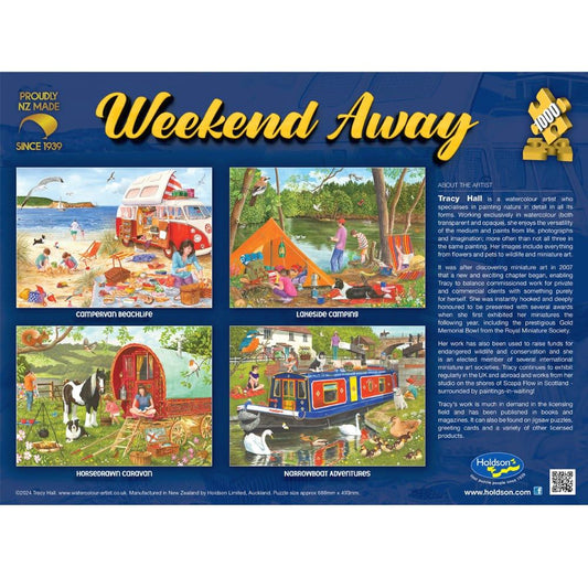 Puzzle - Holdson - Weekend Away - 1000pc Puzzle - SET OF FOUR