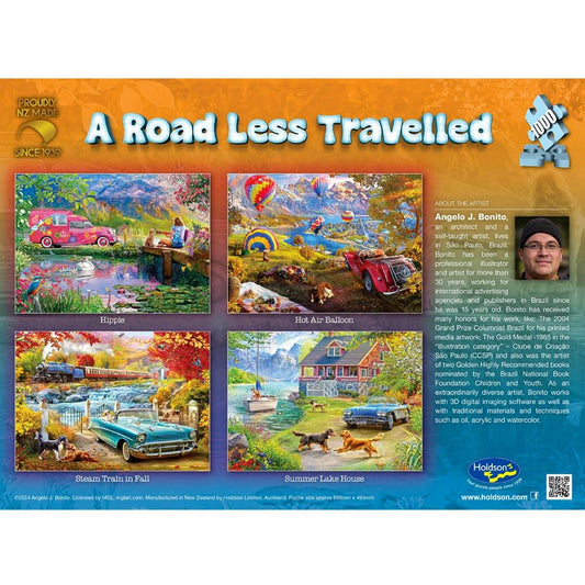 Puzzle - Holdson - A Road Less Travelled - 1000pc Puzzle - SET OF FOUR