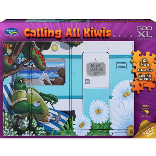 Puzzle - Holdson - Calling All Kiwis - 500XLpc Puzzle - Do Not Disturb