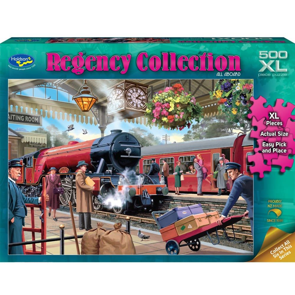 Puzzle - Holdson - Regency Collection - 500XLpc Puzzle - All Aboard