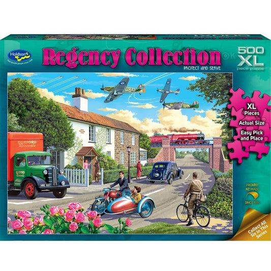 Puzzle - Holdson - Regency Collection - 500XLpc Puzzle - Protect & Serve