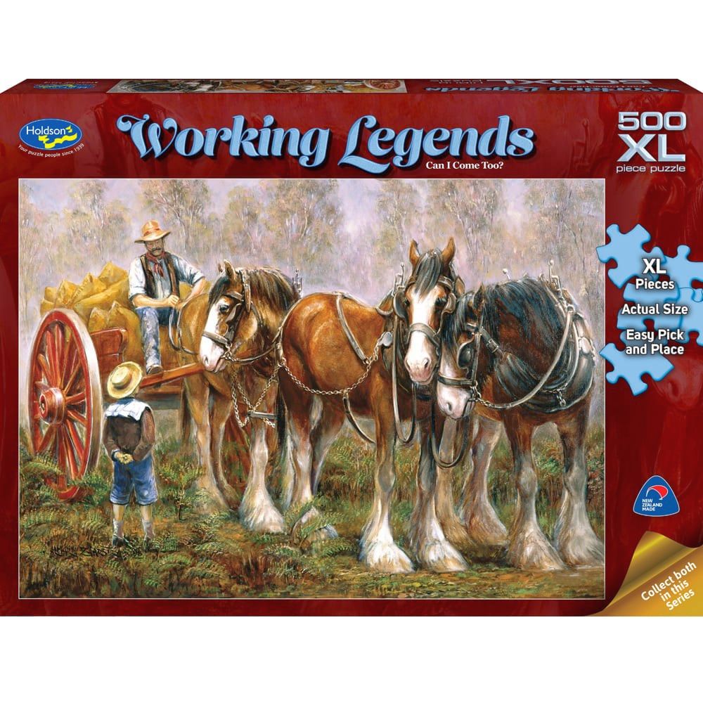Puzzle - Holdson - Working Legends - 500XLpc Puzzle - Can I Come Too?