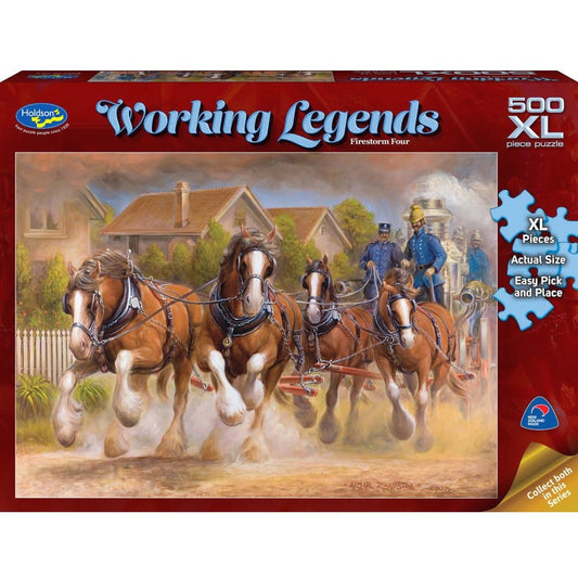 Puzzle - Holdson - Working Legends - 500XLpc Puzzle - Firestorm Four