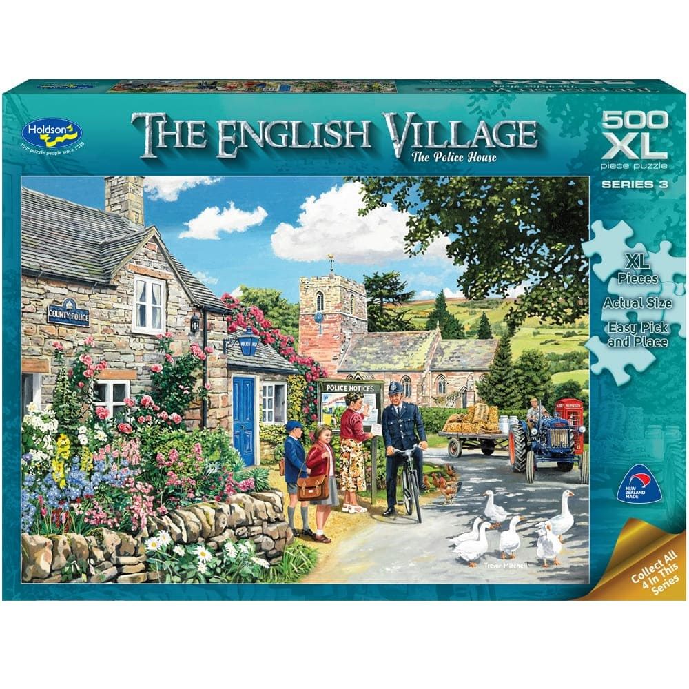 Puzzle - Holdson - The English Village S3 - 500XLpc Puzzle - Police House