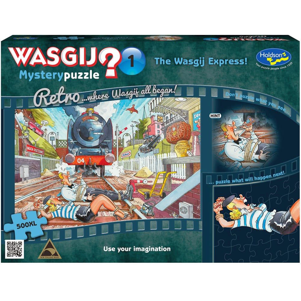 Puzzle - Holdson - Wasgij? - 500XLpc Puzzle - Retro Mystery #1 Wasgij Express