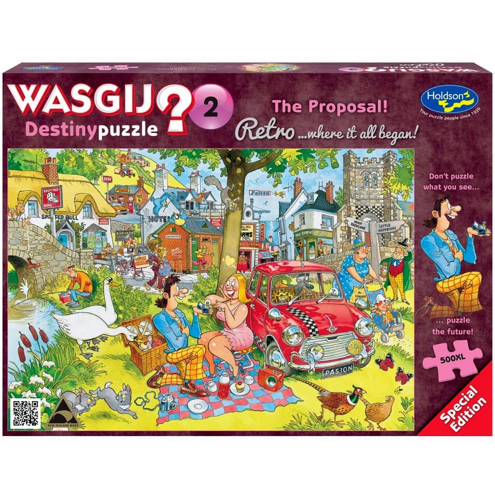 Puzzle - Holdson - Wasgij? - 500XLpc Puzzle - Retro Destiny #2 The Proposal