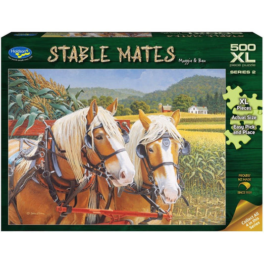 Puzzle - Holdson - Stable Mates S2 - 500XLpc Puzzle - Maggie & Ben