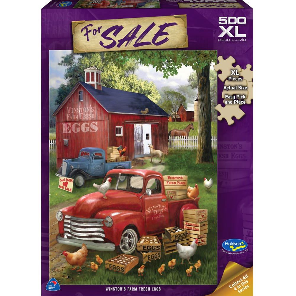 Puzzle - Holdson - For Sale - 500XLpc Puzzle - Farm Fresh Eggs
