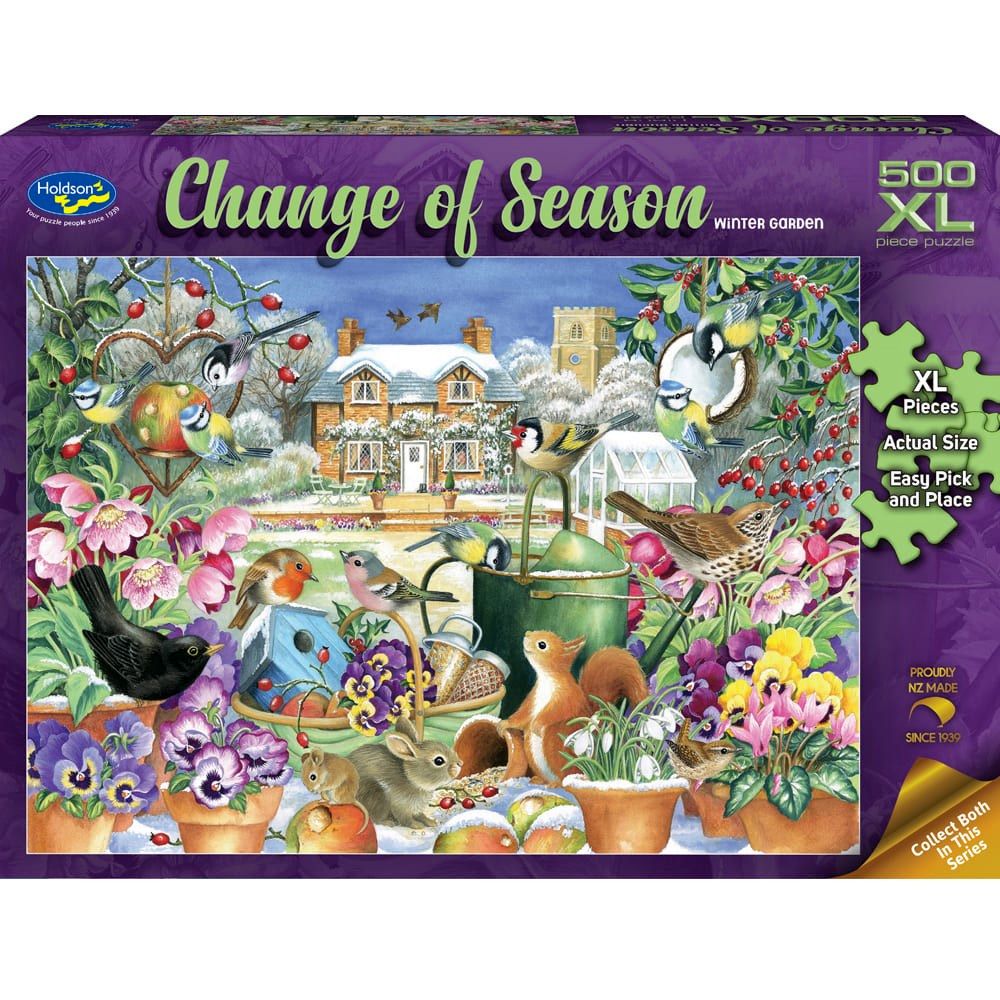 Puzzle - Holdson - Change of Season - 500XLpc Puzzle - Winter Garden