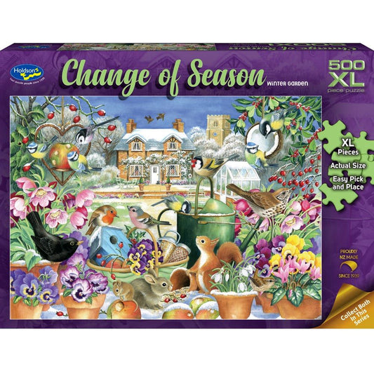 Puzzle - Holdson - Change of Season - 500XLpc Puzzle - Winter Garden
