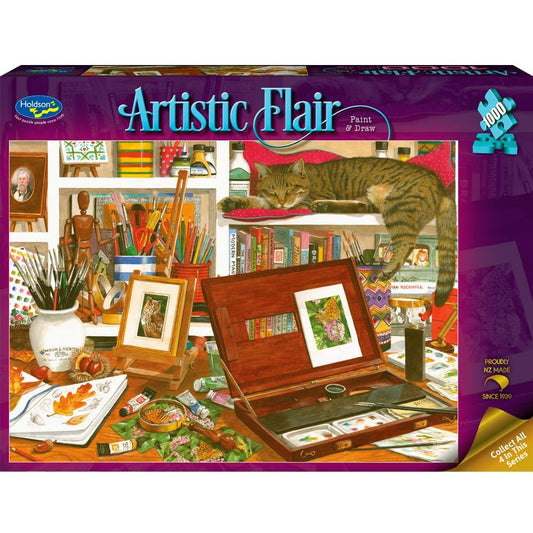 Puzzle - Holdson - Artistic Flair - 1000pc Puzzle - Paint & Draw