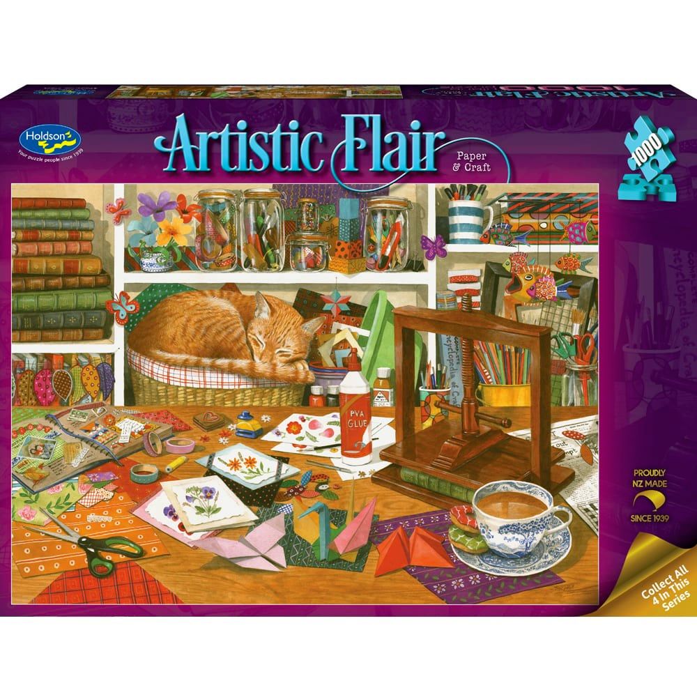 Puzzle - Holdson - Artistic Flair - 1000pc Jigsaw Puzzle - Paper & Craft