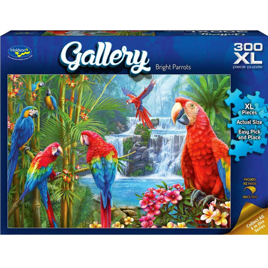Puzzle - Holdson - Gallery S9 - 300XLpc Puzzle - Bright Parrots