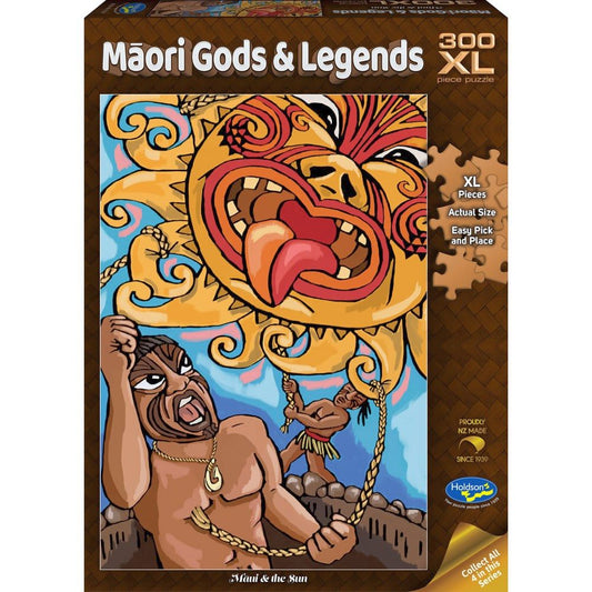 Puzzle - Holdson - Maori Gods & Legends - 300XLpc Puzzle - Maui & The Sun