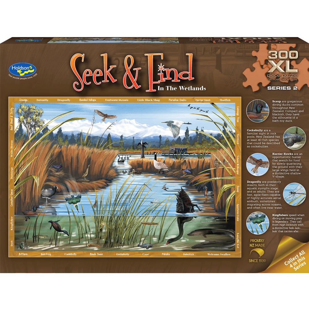 Puzzle - Holdson - Seek & Find S2 - 300XLpc Puzzle - In The Wetlands