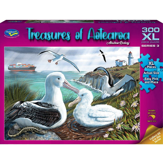 Puzzle - Holdson - Treasures of Aotearoa S3 - 300XLpc Puzzle - Albatross Rook