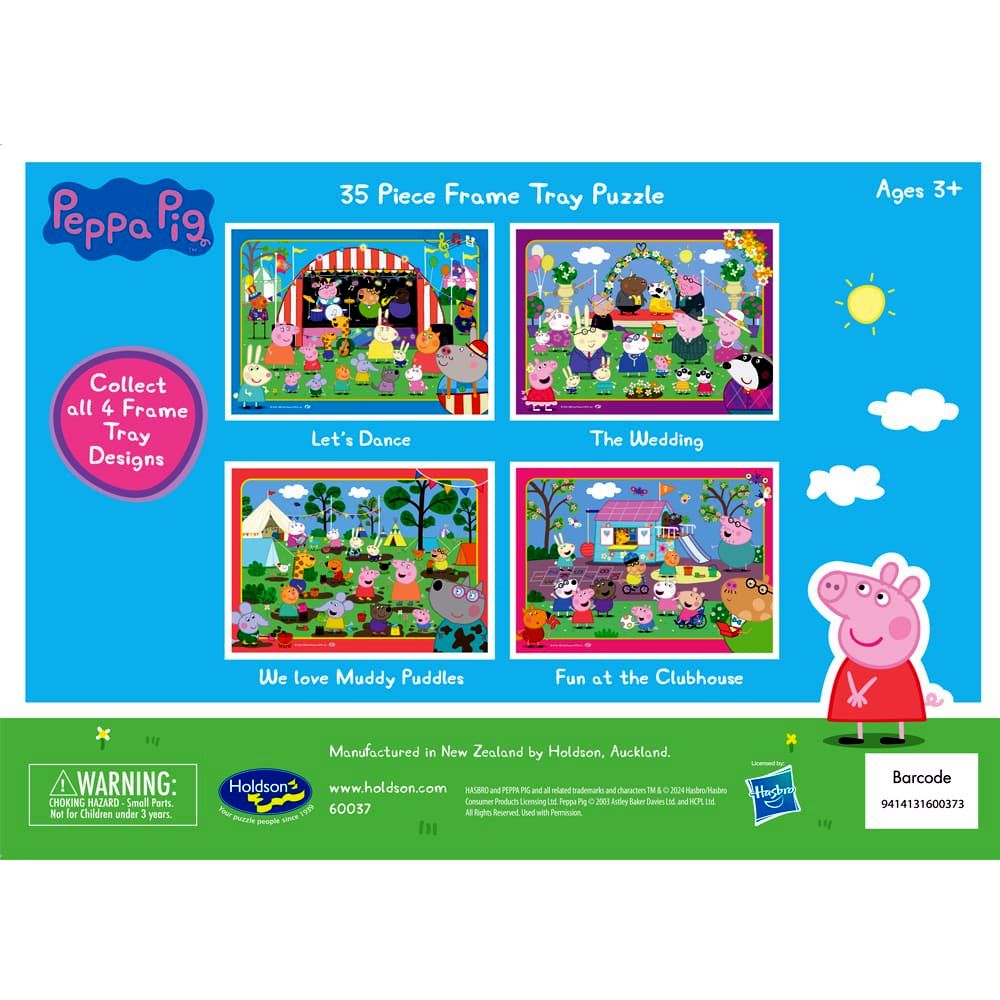 Puzzle - Holdson - Peppa Pig S5 - 35pc Frame Tray Puzzle - Assortment