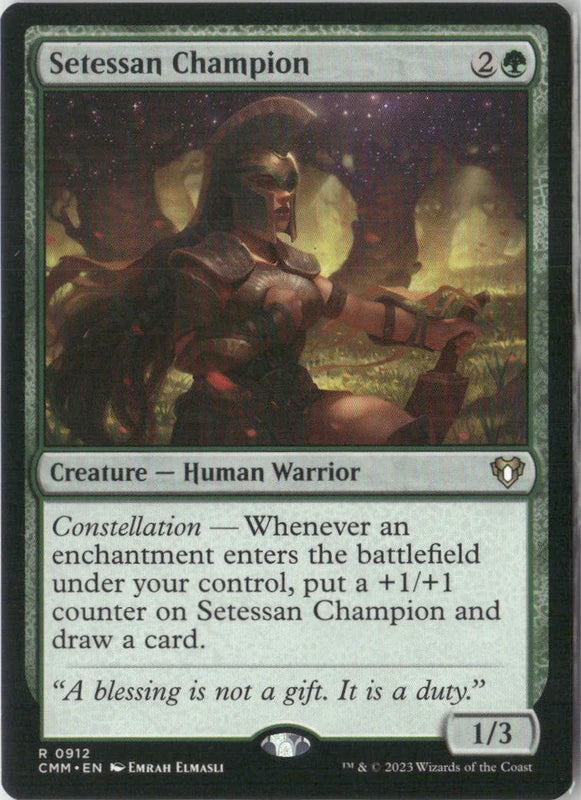 Scan Image | Setessan Champion - Commander: Wilds of Eldraine | [D2822A95]