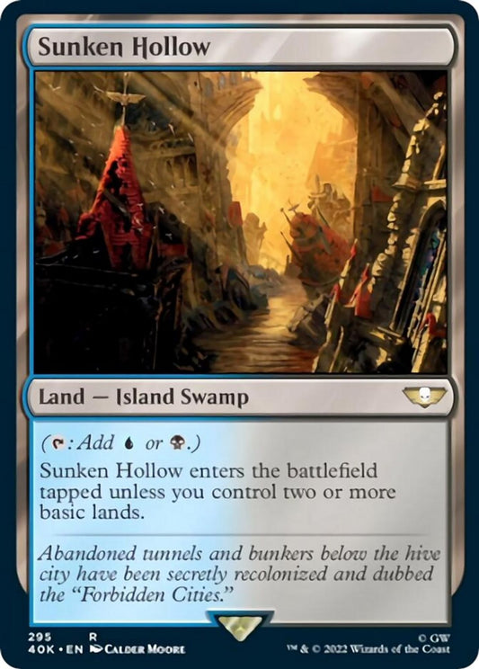 Sunken Hollow (Surge Foil) - Universes Beyond: Warhammer 40,000