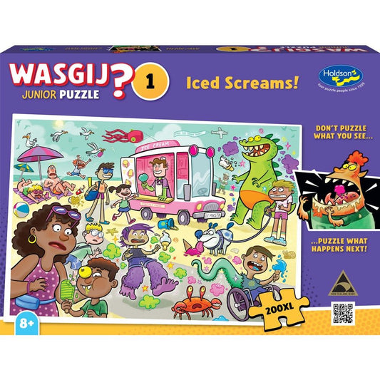 Puzzle - Wasgij? - 200XLpc Puzzle - Junior Iced Screams!