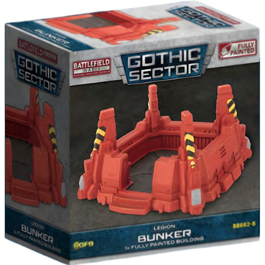 Battlefield in a Box: Gothic Sector – Legion Bunker Red Paint Scheme