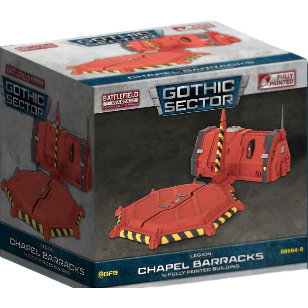 Battlefield in a Box: Gothic Sector – Legion Chapel Barracks Red Paint Scheme
