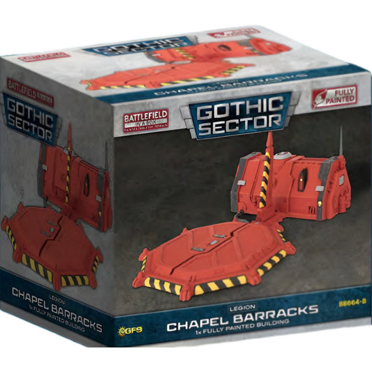 Battlefield in a Box: Gothic Sector – Legion Chapel Barracks Red Paint Scheme