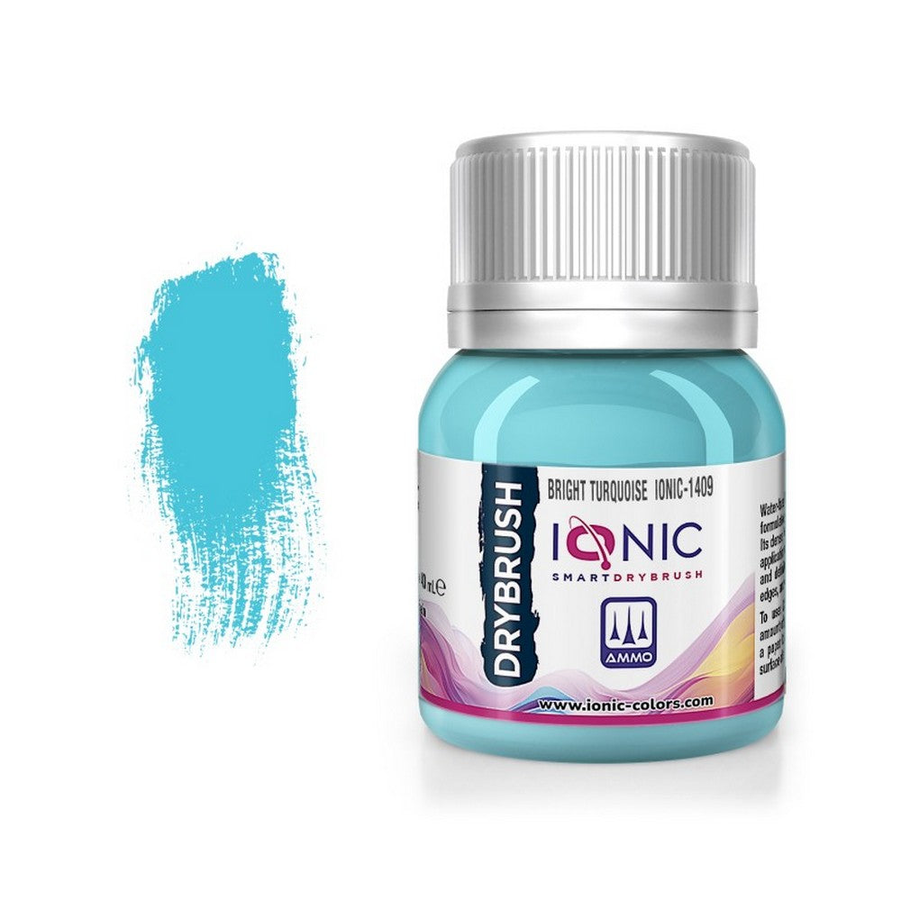 IONIC DRYBRUSH - Bright Turquoise
