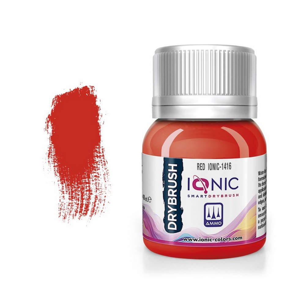 IONIC DRYBRUSH - Red