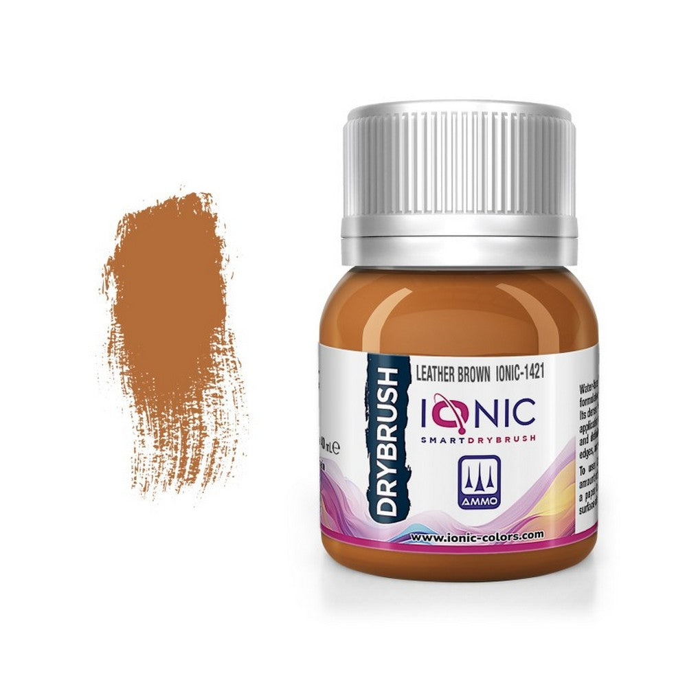 IONIC DRYBRUSH - Leather Brown