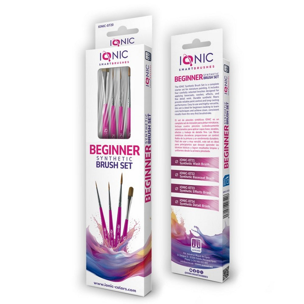 IONIC - Beginner Synthetic Brush Set