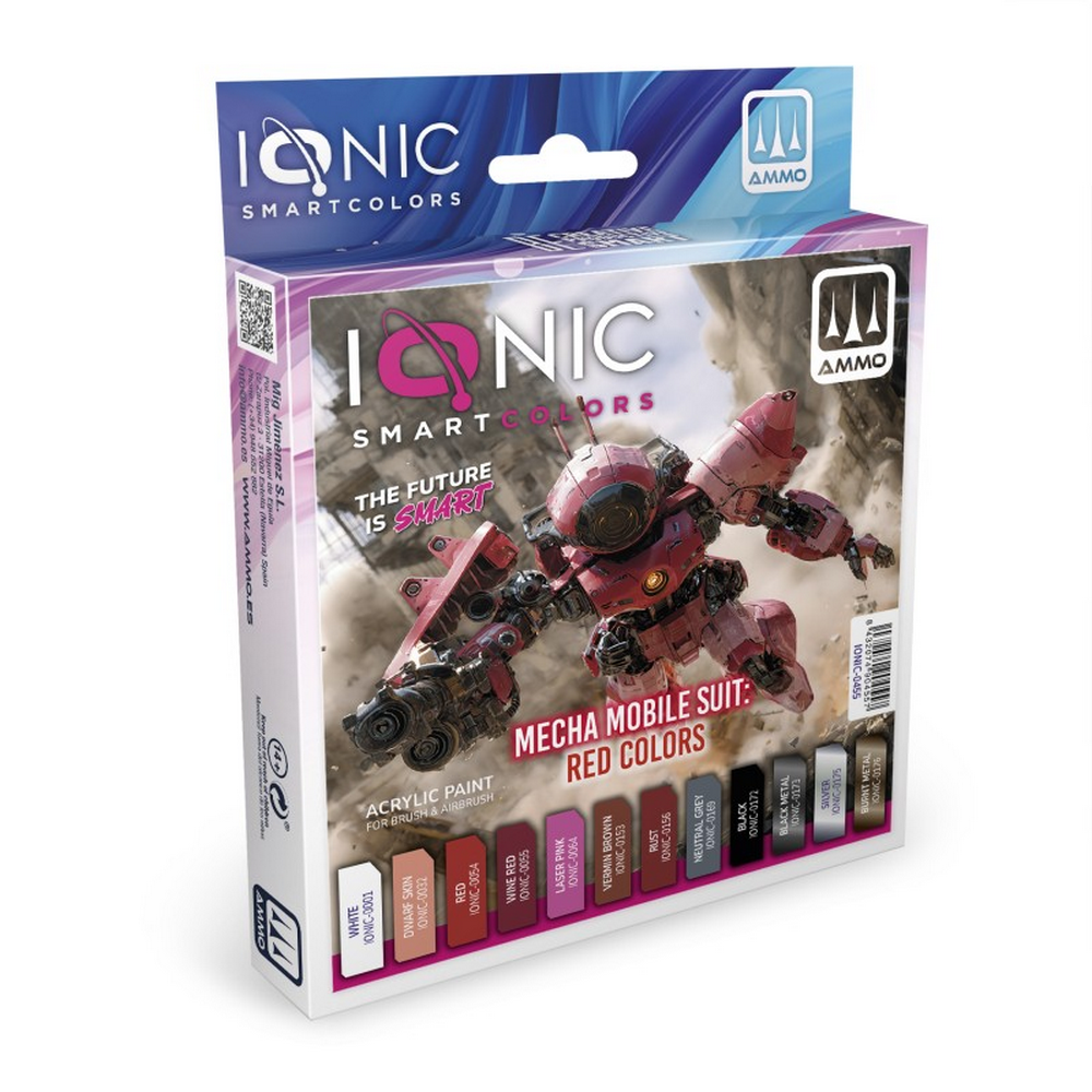 IONIC SMART - Mecha Mobile Suit: Red colors Paint Set
