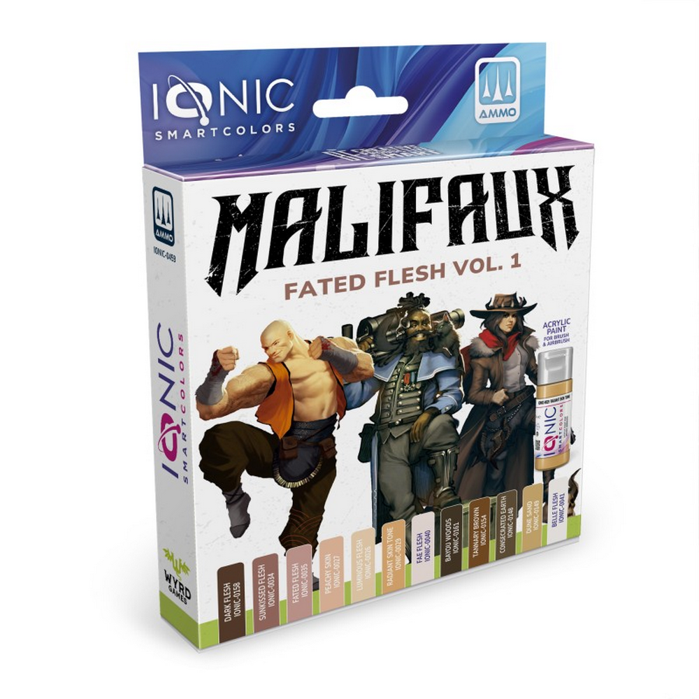 IONIC SMART - Set Malifaux Fated Flesh Vol. 1 Paint Set