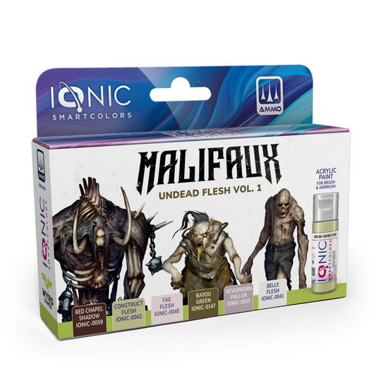 IONIC SMART - Set Malifaux Undead Flesh Vol. 1 Paint Set