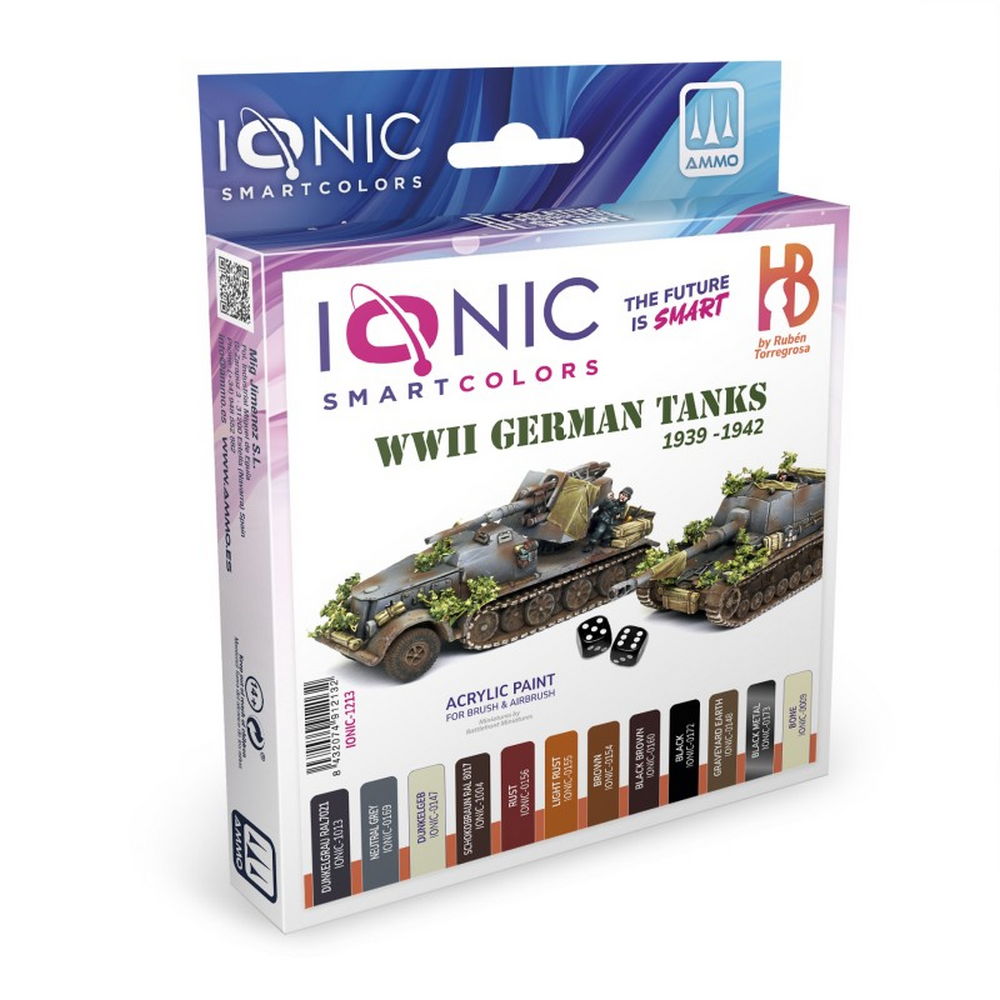IONIC SMART - WWII German Tanks 1939 -1942 Paint Set
