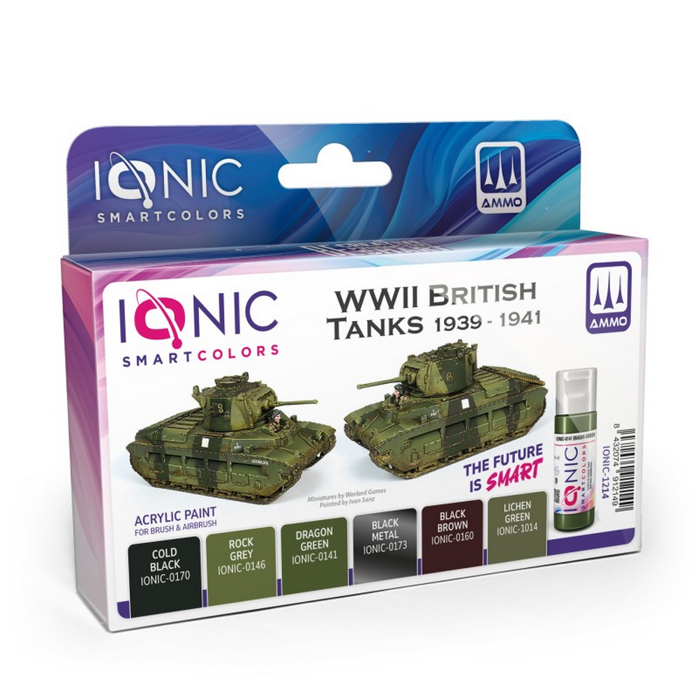 IONIC SMART - WWII British Tanks 1939 – 1941 Paint Set