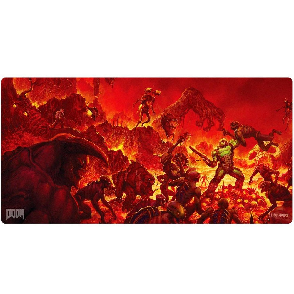 Ultra Pro: UP16917 DOOM - Creatures of Hell Extended Playmat